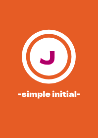 simple initial-J- THEME 26