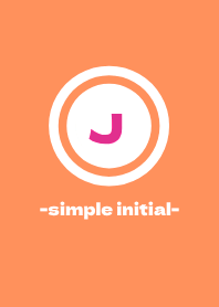 simple initial-J- THEME 13