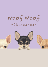 Woof Woof - Chihuahua - LAVENDER