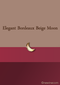 Elegant Bordeaux Beige Moon