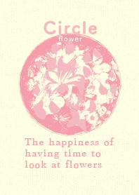 Circle flower Light orchid pink