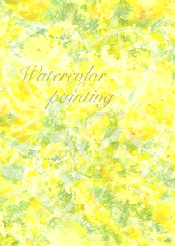 Watercolor painting -mimosa-