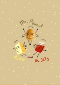 Mr peanut, butter, and, Ms jellies