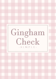 Gingham Check-Natural Pink 6