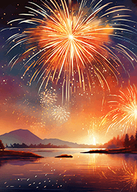 Beautiful Fireworks Theme#188