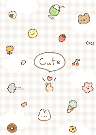beige Cute simple icon 05_2