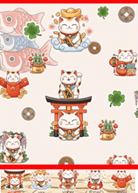 แมวนำโชคเรียกเงินทอง ความรัก