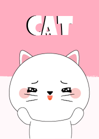 Big Head White Cat Theme (jp)