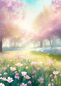 優美な春の風景の着せかえ(Spring-677)