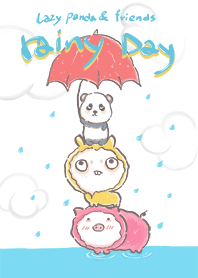 Lazy_panda & friends : rainy Day