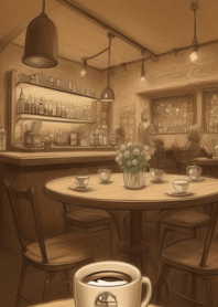 ゆったりとしたコーヒータイム b91a64