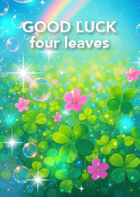 Luck Up  Four-leaf clover Rainbow