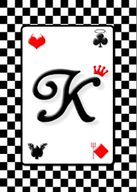 イニシャル K ☆ マジック カード