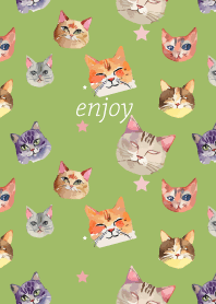 moss green 私たちは猫です