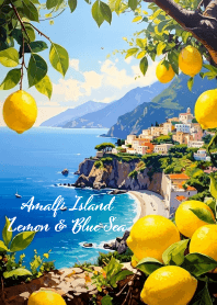Amalfi Island: Lemon & Blue Sea