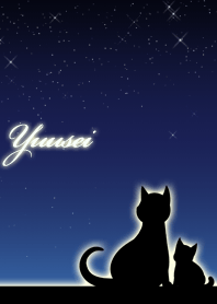 Yuusei parents of cats & night sky