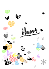 colorful Heart & monochrome Heart