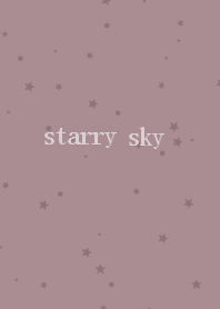 starry sky_smokeypink