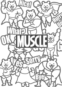 Super Hero Bear2 (I Love Muscle)