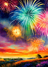 Beautiful Fireworks Theme#326