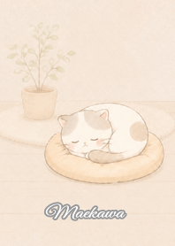 Cozy Lazy Cat: Maekawa