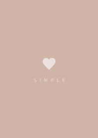 Simple Heart* beige
