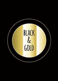 Black & Gold (Bicolor) / Line Circle