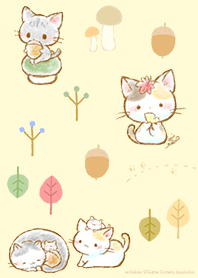 どんぐりコロコロにゃんこ