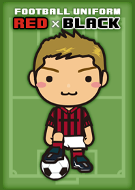 FOOTBALL UNIFORM [RED x BLACK]