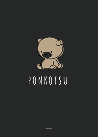 Black White : Bear PONKOTSU