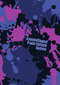 Camouflaged paint splash Galaxy