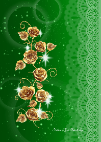 Fortune up Gold Rose & Lace Green ver.