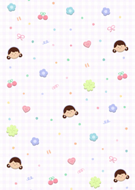 Cute girl with nature 3 (Pp)