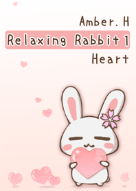 放鬆的兔子 1 紅心