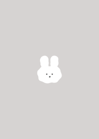 funyafunya-rabbit-gray- simple