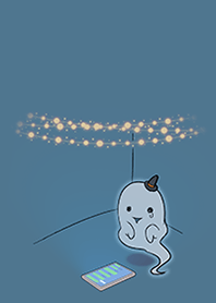 萬聖節主題 寂寞萬聖節(藍灰)