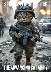The advancing cat army 28