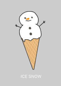 Ice cream snow