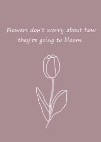 art tulip (smokey pink)