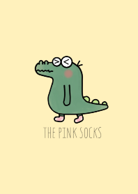 The pink socks.