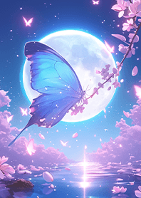 紫色仙境的大藍閃蝶❤️星空藍