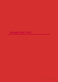 simple line 3 red