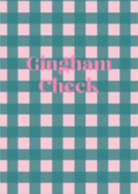 Gingham Check (Green & Pink)