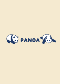 Simple Giant Panda Theme[Navy]