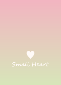 Small Heart *Pink+Green 3*
