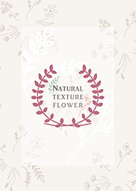 Natural texture flower