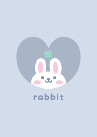 Rabbits3 Clover - blue