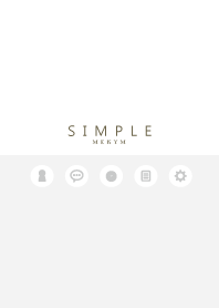 SIMPLE ICON WHITE.MEKYM 21
