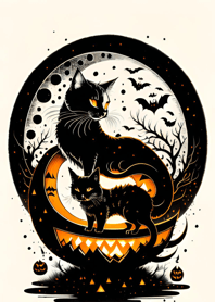 cat halloween a86073