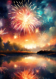 Beautiful Fireworks Theme#114
